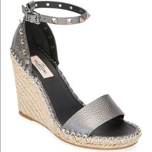 Valentino Garavani ankle strap espadrilles 38